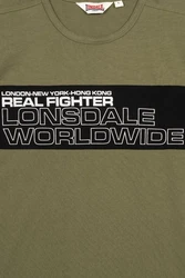 Lonsdale T-Shirt OTTERSTON Dunkelgrün/Khaki