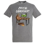 Youth Designz T-Shirt Herren Official Gamershirt Dunkelgrau/Beige/Braun/Grau