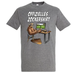 Youth Designz Offizielles Zockershirt Herren Braun/Dunkelgrau/Grau/Rot/Orange Youth Designz Offizielles Zockershirt Herren Braun/Dunkelgrau/Grau/Rot/Orange