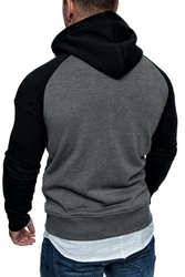 Amaci&Sons Zipper Kapuzenpullover Sweatjacke Pullover Hoodie Sweatshirt EL CAJON (1-04030) Dunkelgrau/Hellgrau/Schwarz/Grau