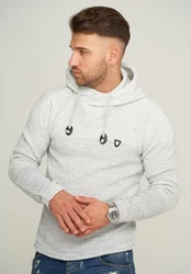CARISMA Strickpullover CRSTORD Grau/Silber/Rosa