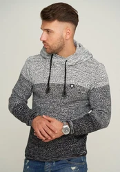CARISMA Strickpullover CRSTORD Hellblau/Schwarz/Grau/Hellgrau