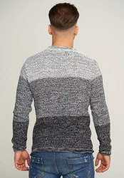 CARISMA Strickpullover CRLARVIK Dunkelblau/Grau