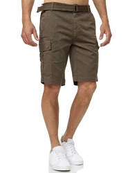 Tazzio Cargoshorts A200 Cargo Shorts Khaki/Dunkelgrün