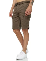 Tazzio Cargoshorts A200 Cargo Shorts Khaki/Dunkelgrün
