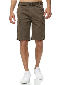 Tazzio Cargoshorts A200 Cargo Shorts Khaki/Dunkelgrün