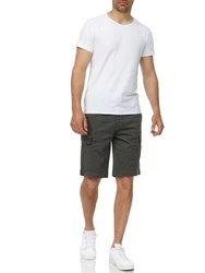 Tazzio Cargoshorts A200 Cargo Shorts Khaki/Dunkelgrün