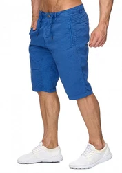Max Men Chinoshorts Bermuda Shorts Stretch Chino Hose H1929 (1-tlg) (1929) Blau (H1929)