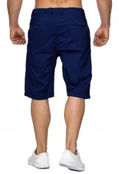 Max Men Chinoshorts Bermuda Shorts Stretch Chino Hose H1929 (1-tlg) (1929) Dunkelblau (1929)