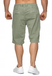 Max Men Chinoshorts Bermuda Shorts Stretch Chino Hose H1929 (1-tlg) (1929) Grau (1929)