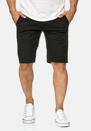 Chinoshorts Chino Capri Shorts Kurze Bermuda Sommer Hose Fredy & Roy (1-tlg) 2300 in Schwarz