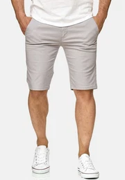Chinoshorts Chino Capri Shorts Kurze Bermuda Sommer Hose Fredy & Roy (1-tlg) 2300 in Grau