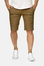 Egomaxx Chinoshorts Chino Capri Shorts Kurze Bermuda Sommer Hose Fredy & Roy (1-tlg) (2300) Dunkelbraun (2300)