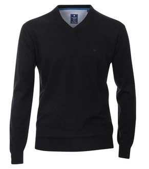 Redmond V-Ausschnitt Pullover (600) Dunkelblau/Blau/Hellblau/Schwarz