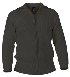 Blauer Peter Strickjacke mit Troyerkragen Blau