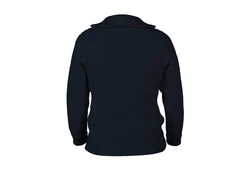 Blauer Peter Strickjacke mit Troyerkragen Blau
