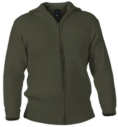 Blauer Peter Strickjacke mit Troyerkragen Blau