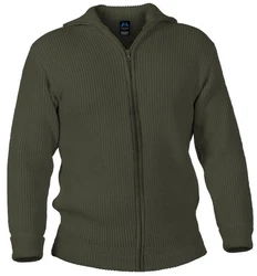 Blauer Peter Strickjacke mit Troyerkragen Blau