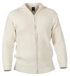 Blauer Peter Strickjacke mit Troyerkragen blau