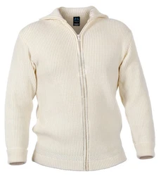 Blauer Peter Strickjacke mit Troyerkragen blau