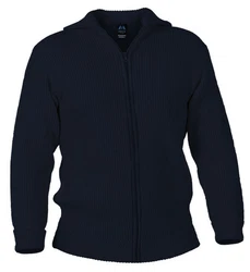Blauer Peter Strickjacke mit Troyerkragen Blau