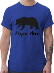 Shirtracer T-Shirt Papa Br Blau/Dunkelblau