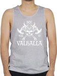 Shirtracer Tanktop See you in Valhalla Wikinger & Walhalla Grün/Blau/Creme/Rot/Hellgrau/Grau/Dunkelgrau