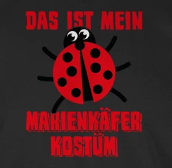 Shirtracer T-Shirt Das ist mein Marienkfer Kostüm Dunkelrot/Schwarz/Rot/Lila
