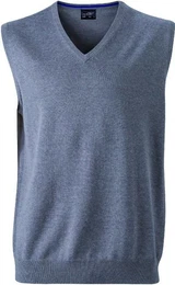 Pullunder JN 657 Herren V-Neck Pullunder Leichte Strickqualitt