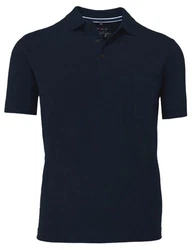 MARVELIS Poloshirt Funktions Kurzarm Dunkelblau/Blau