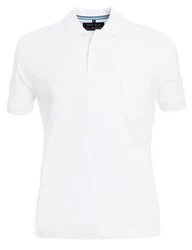 MARVELIS Poloshirt Funktions Kurzarm Weiß/Creme