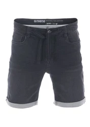 riverso Herren Jeans Shorts RIVPaul Regular Fit Bermudashorts Dunkelblau/Dunkelgrau/Grau/Schwarz
