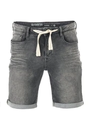 riverso Herren Jeans Shorts RIVPaul Regular Fit Bermudashorts Grau/Dunkelgrau/Hellgrau