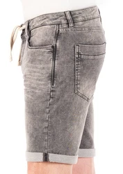 riverso Herren Jeans Shorts RIVPaul Regular Fit Bermudashorts Grau/Dunkelgrau/Hellgrau