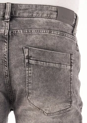 riverso Herren Jeans Shorts RIVPaul Regular Fit Bermudashorts Grau/Dunkelgrau/Hellgrau