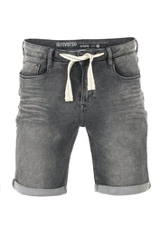 riverso Herren Jeans Shorts RIVPaul Regular Fit Bermudashorts Grau/Dunkelgrau/Hellgrau