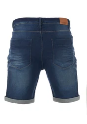 riverso Herren Jeans Shorts RIVPaul Regular Fit Bermudashorts Dunkelblau/Blau/Grau