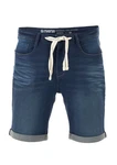 riverso Herren Jeans Shorts RIVPaul Regular Fit Bermudashorts Dunkelblau/Blau/Grau
