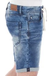 riverso Herren Jeans Shorts RIVPaul Regular Fit Bermudashorts Dunkelblau/Hellblau/Blau/Grau/Lila/Pastell