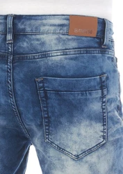 riverso Herren Jeans Shorts RIVPaul Regular Fit Bermudashorts Dunkelblau/Hellblau/Blau/Grau/Lila/Pastell