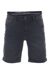 Riverso Herren Jeans Shorts RIVUdo Regular Fit Denim Short Jeansshorts Dunkelblau/Blau/Dunkelgrau