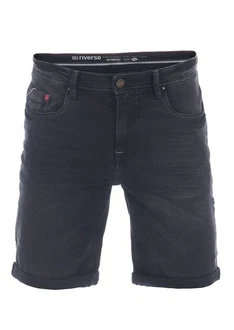 Riverso Herren Jeans Shorts RIVUdo Regular Fit Denim Short Jeansshorts Dunkelblau/Blau/Dunkelgrau