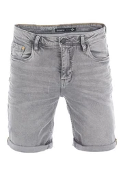 Riverso Herren Jeans Shorts RIVUdo Regular Fit Denim Short Jeansshorts Grau/Hellgrau