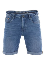 Riverso Herren Jeans Shorts RIVUdo Regular Fit Denim Short Jeansshorts Dunkelblau/Blau/Pastell