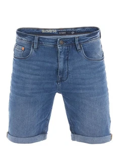 Riverso Herren Jeans Shorts RIVUdo Regular Fit Denim Short Jeansshorts Dunkelblau/Blau/Pastell