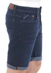 Riverso Herren Jeans Shorts RIVUdo Regular Fit Denim Short Jeansshorts Dunkelblau/Blau