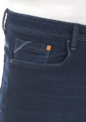 Riverso Herren Jeans Shorts RIVUdo Regular Fit Denim Short Jeansshorts Dunkelblau/Blau