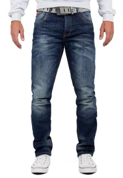 5-Pocket-Jeans Hose BA-CD186A (1-tlg) mit lssiger Stonewashed Waschung