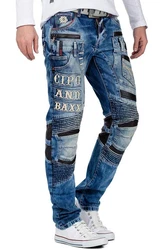 Cipo & Baxx Bikerjeans Biker Style BA-CD637 