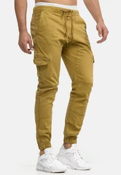 Indicode Cargohose Levy Khaki/Braun/Dunkelgrün/Beige